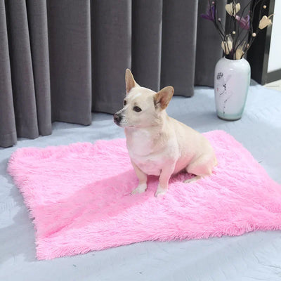 Long Plush Dogs Blankets Cover Winter Dog Supplies