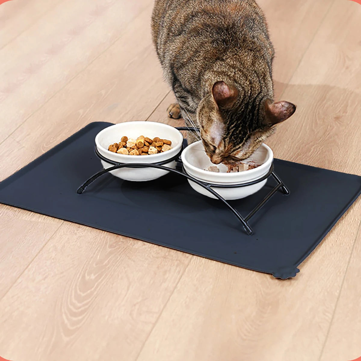 Dog Feeding Placemat Portable Outdoor Feeding