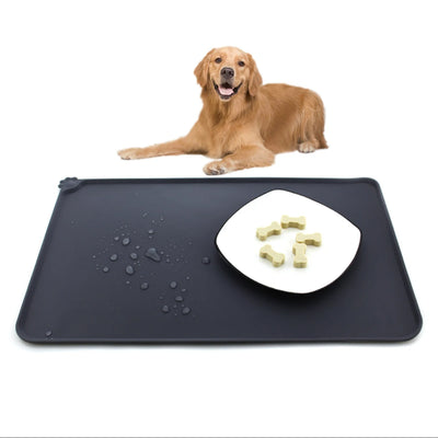 Dog Feeding Placemat Portable Outdoor Feeding